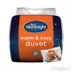 Silentnight Couette Chaude et Confortable en Microfibre - 13 5 Tog ou 15 Tog - Blanc - Super King-Size - B06WP71TVN